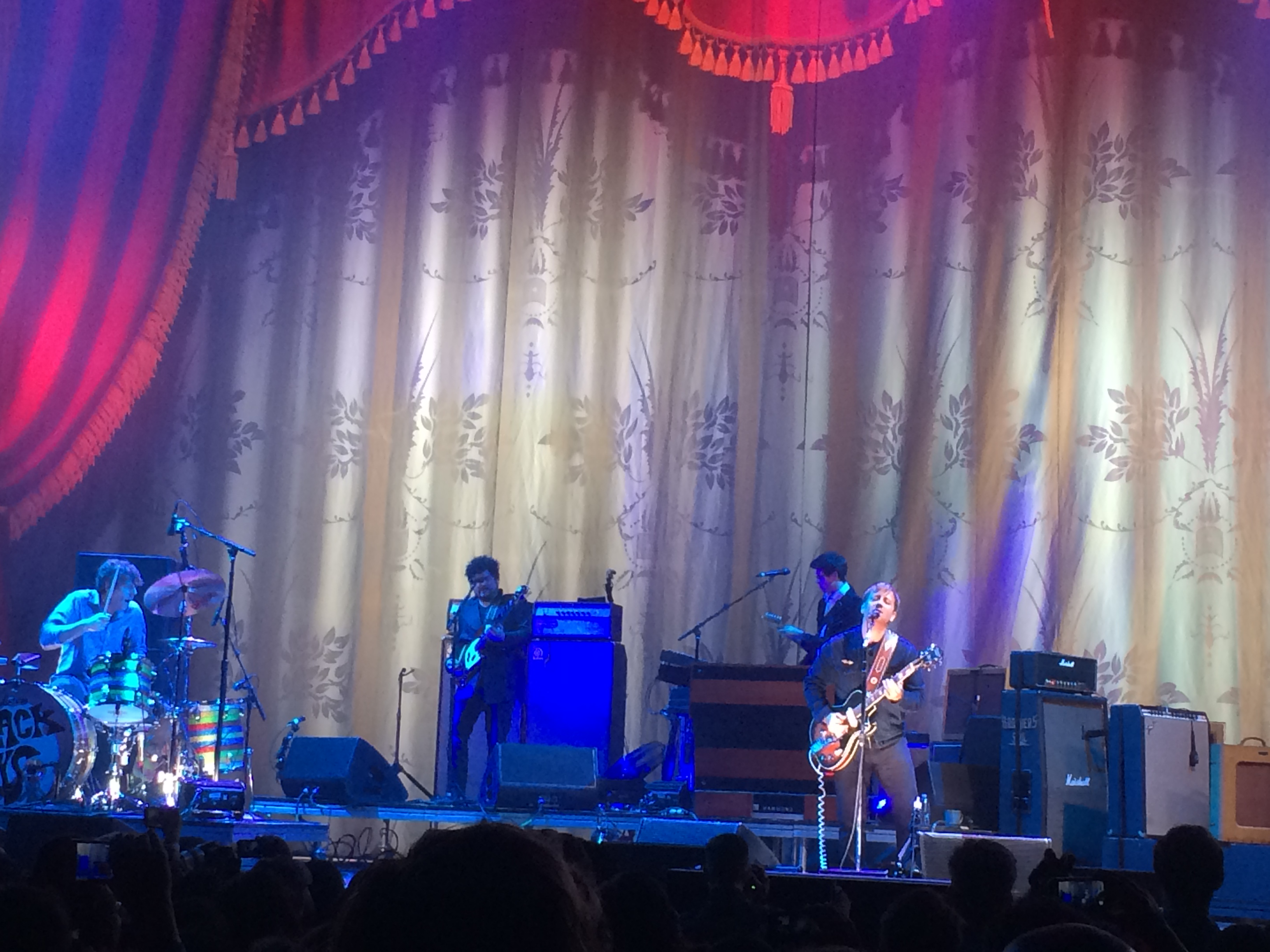 Black Keys at the Forum, Los Angeles, 11/6/14. Photo Ric Stewart